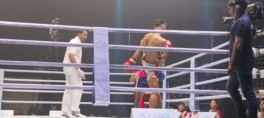 Kick-Boxing: Live Fight Night Tour at National Stadium - VIP ringside at a National Kun Khmer fight night