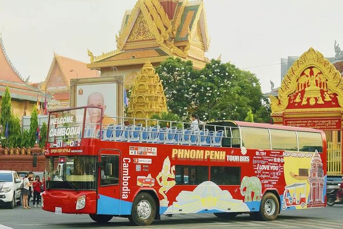 Phnom Penh Hop-on Hop-off Bus with Free Boat Cruise 1 Day Pass - Starting points: U Mall Phnom Penh and the Grab Sign stop