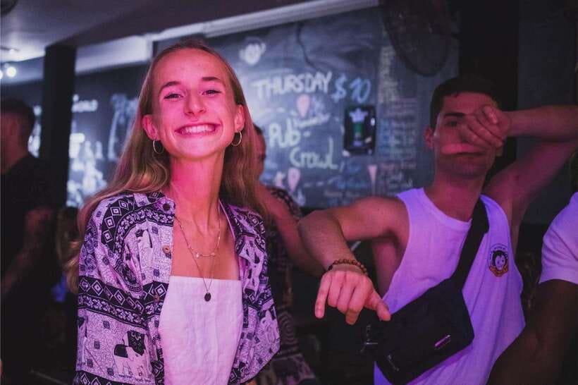 Phnom Penh Pub Crawl with Free Mad Monkey Singlet - Duplex Belgian Tavern: a change of pace at the bar-hopping midway point
