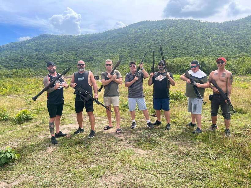 Phnom Penh Shooting Range Video Service with Hotel Pickup - The ride back: drinks, bathroom breaks, and a friendly mood