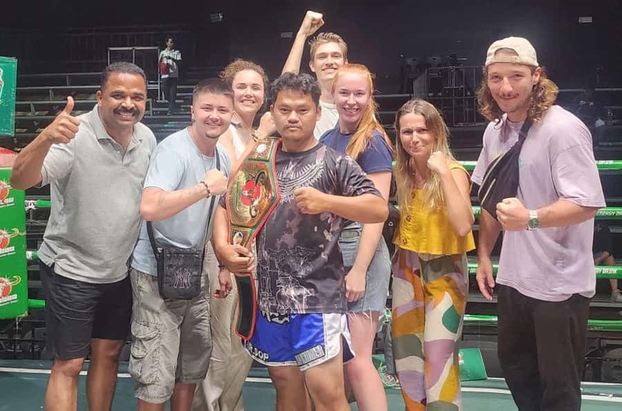 Phnom Penh:Kun Khmer Kickboxing Match at National TV Stadium - Meet Sophoarn: The English Host Who Turns Chaos Into Clarity