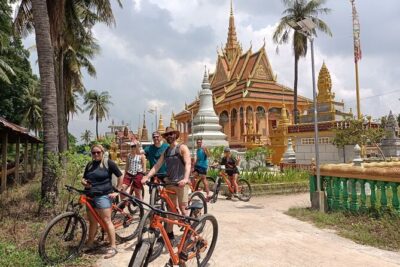 Silk Island Cycling Adventure & lunch with locals - The ferry to Koh Dach: cycling on real island roads