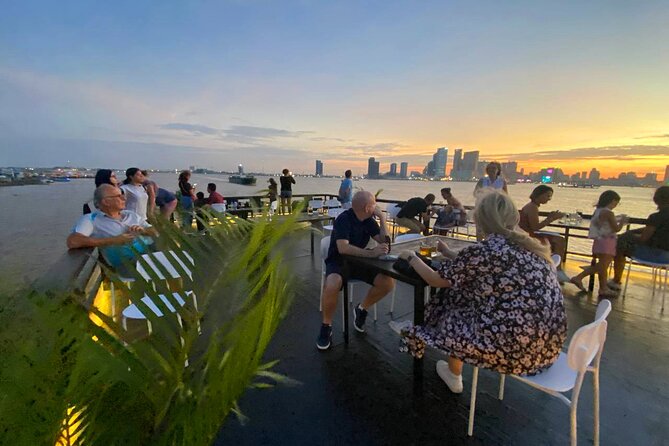 Sunset Cruise with free flow beer, soft drinks & fruit platter - Phnom Penh River Sights: Royal Palace Views and Riverfront Storytelling