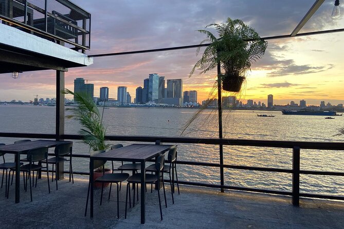 Sunset Cruise with free flow beer, soft drinks & fruit platter - Silk Island by Tuk-Tuk: Homes, Monastery, and Silk Farm